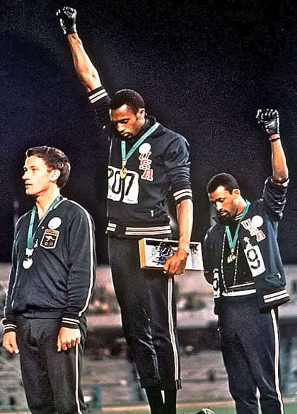 Opinion olympics black fist protest Correctly. Quite olympics black fist protest thanks for